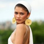Hunterfly 2026 07 15 220109 Zendaya wearing ancient Iranian gold disc earrings at The Odyssey event in London