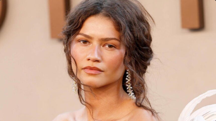 Hunterfly 2026 07 15 234553 Zendaya wearing an angel-inspired ivory couture gown at The Odyssey New York premiere