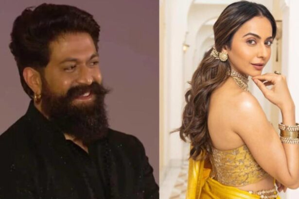 Yash and Rakul Preet Singh at the Ramayana Pratham Sankalp event discussing Surpanakha's character