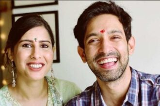 Vikrant Massey and Sheetal Thakur at a public event discussing relationships and marriage