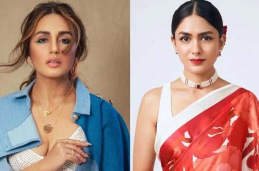 Mrunal Thakur and Huma Qureshi in promotional still for thriller film Pooja Meri Jaan