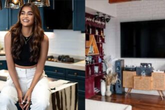 Hunterfly 2026 07 27 105832 Pooja Hegde inside her luxurious sea-facing Mumbai home with elegant white interiors.