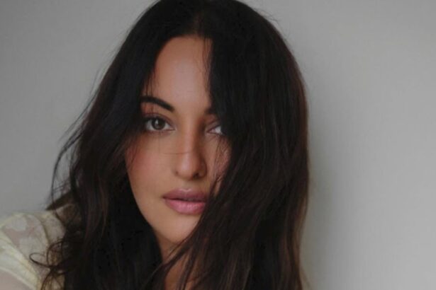 Sonakshi Sinha speaking about body positivity, self-love, and healthy weight loss during an interview.