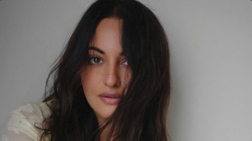 Sonakshi Sinha speaking about body positivity, self-love, and healthy weight loss during an interview.