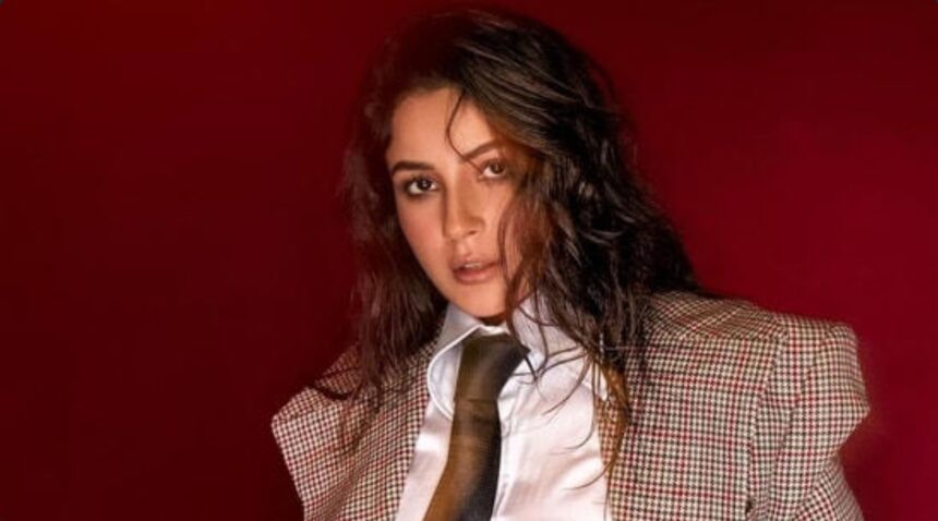 Hunterfly 2026 07 29 161056 Shehnaaz Gill speaking during an interview about fair pay in the entertainment industry