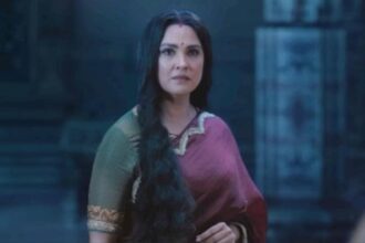 Lara Dutta as Queen Kaikeyi in the Ramayana trailer.