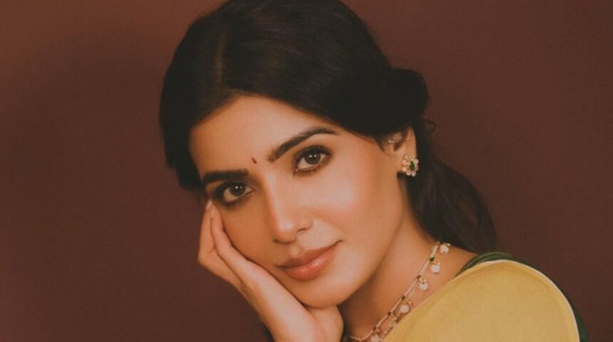 Hunterfly 2026 07 30 150810 Samantha Ruth Prabhu during a fitness session focused on strength, mobility and recovery.