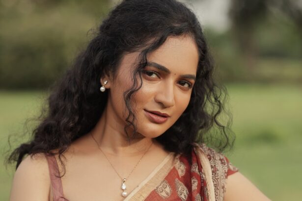 Hunterfly 2026 08 04 105551 Tamil actress Revathi Elango at a promotional event for Heart Beat