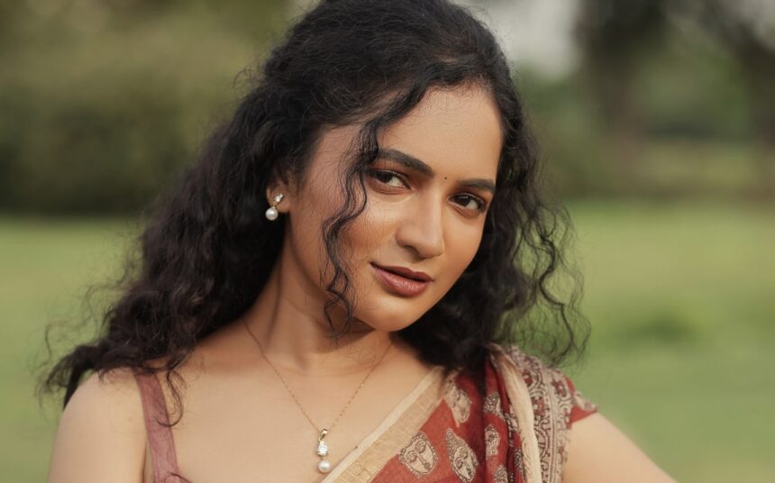 Tamil actress Revathi Elango at a promotional event for Heart Beat