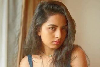 Hunterfly 2026 08 04 111315 Srushti Dange at a Tamil film promotional event