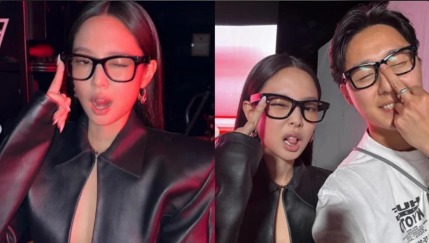 Hunterfly 26 07 01 224242 BLACKPINK Jennie attends an event amid online debate over Meta smart glasses endorsement