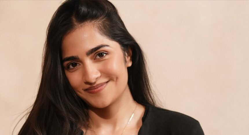 Rukmini Vasanth posing in a stylish black outfit during a recent photoshoot