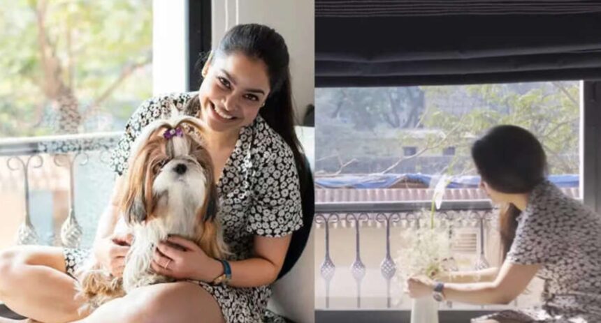Sumona Chakravarti inside her beautifully designed Mumbai home