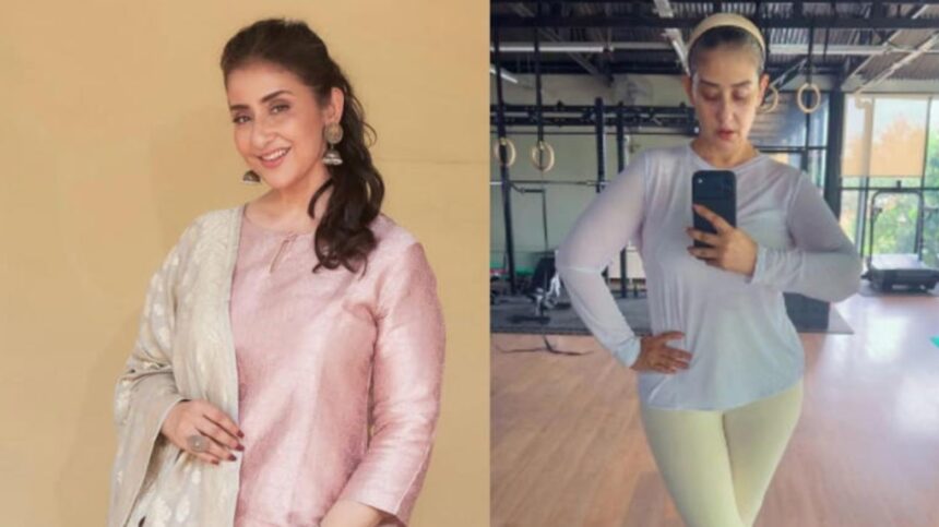 Hunterfly 26 07 29 144538 Manisha Koirala during a workout while discussing her wellness and healing journey.