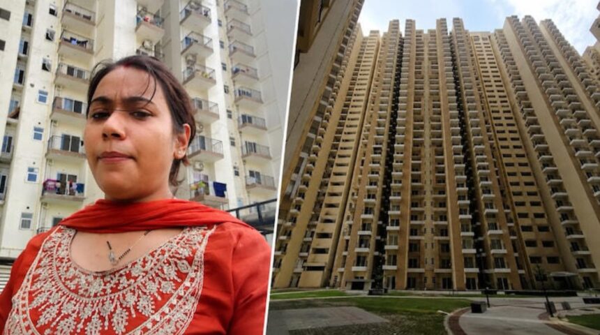 Luxury high-rise apartment buildings in Delhi representing modern urban living