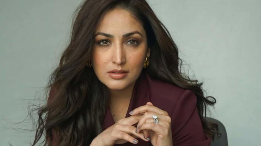 Hunterfly 26 07 31 102516 Yami Gautam speaking during a promotional event.