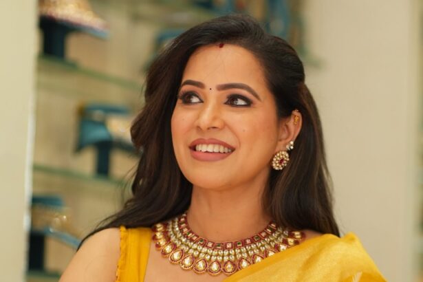 Tamil actress Sangeetha V at a film event in Chennai in 2026