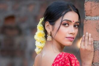 Hunterfly 26 08 04 101839 Tamil television actress and dancer Tharsika during a television event in 2026