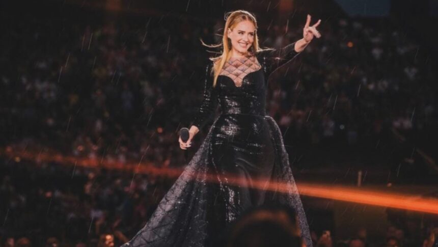 Adele discussing her fitness journey focused on strength training, mental wellness, and healthy habits