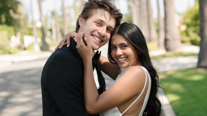 Dishani Chakraborty and fiancé Myles Mantzaris share romantic engagement photos from Los Angeles