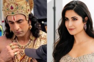 Hunterfly 6 07 26 185811 Entertainment news collage featuring Ranbir Kapoor, Katrina Kaif, Prabhas, Vijay, Amaal Mallik and Eva Grover.