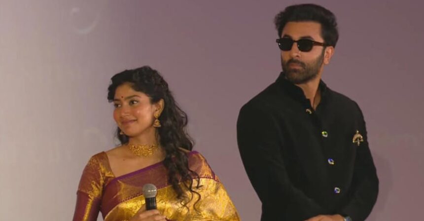 Hunterfly 6 07 26 191932 Sai Pallavi speaks about preparing to portray Goddess Sita in Ramayana during the film's press event.