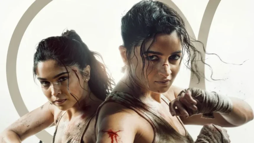 Alia Bhatt and Sharvari in a scene from Alpha as the film crosses Rs 40 crore at the Indian box office