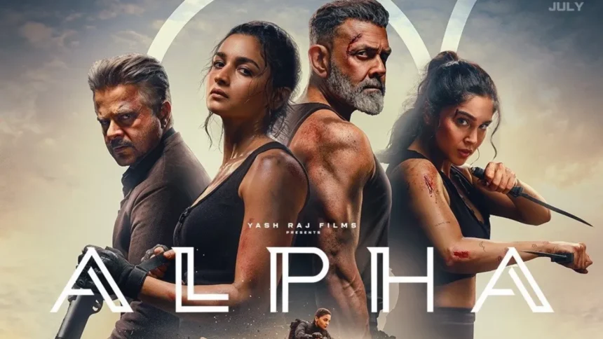Hunterfly Alpha Registers Strong Growth on Day 2 Alia Bhatt and Sharvari in Alpha movie during opening weekend box office run