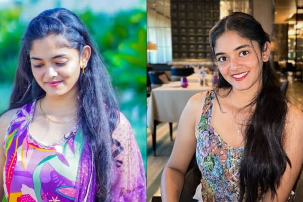 Ananya Sharma during a promotional event for a Telugu film and web series project