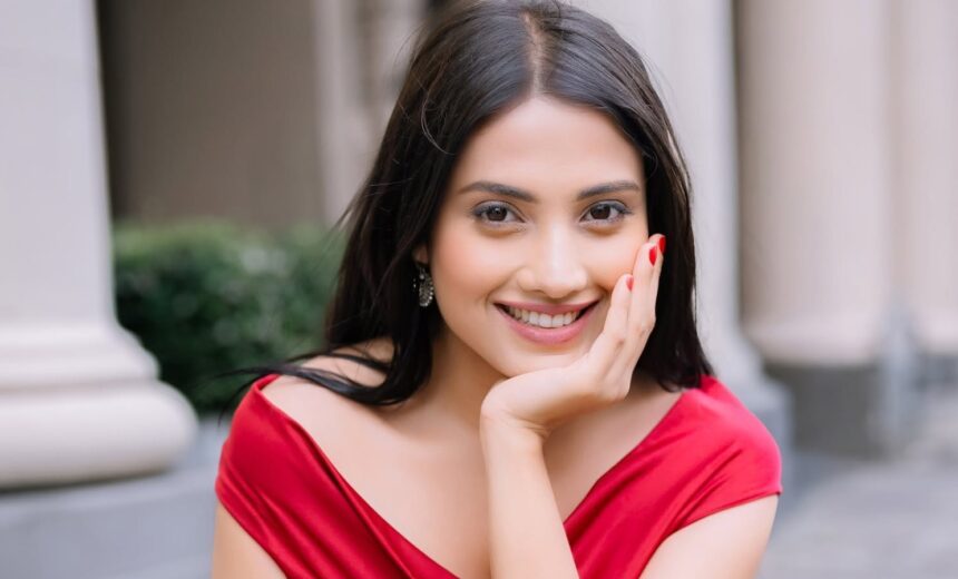 Sri Lankan actress and model Anjali Jayasinghe during a television and fashion event