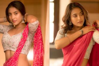Asha Gowda Tamil television actress and model at a promotional event