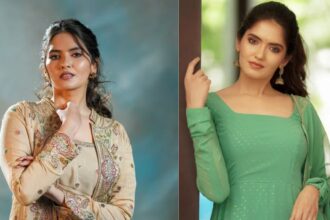 Ayraa during a promotional photoshoot for her Tamil film career
