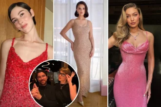 Celebrity guests arriving in designer fashion at Taylor Swift and Travis Kelce’s wedding celebration