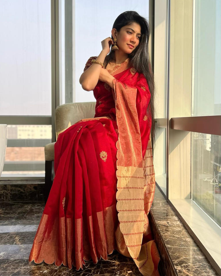 Hunterfly Chanderi Silk Saree Hunterfly Chanderi Silk Saree