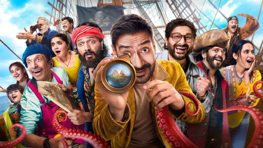 Hunterfly Dhamaal 4 Opening Day Box Office Report Ajay Devgn in Dhamaal 4 during the film's opening day at the box office