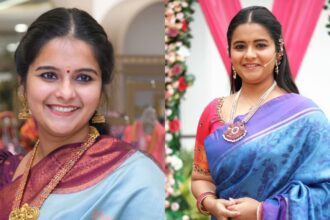 Tamil television actress Haripriya Isai known for Ethirneechal and Priyamanaval