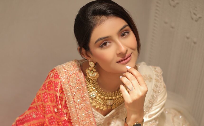 Hemanshii Ruparel during a promotional photoshoot