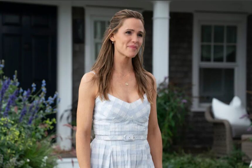 Jennifer Garner stars as Hollis Shaw in Peacock's limited series The Five-Star Weekend.