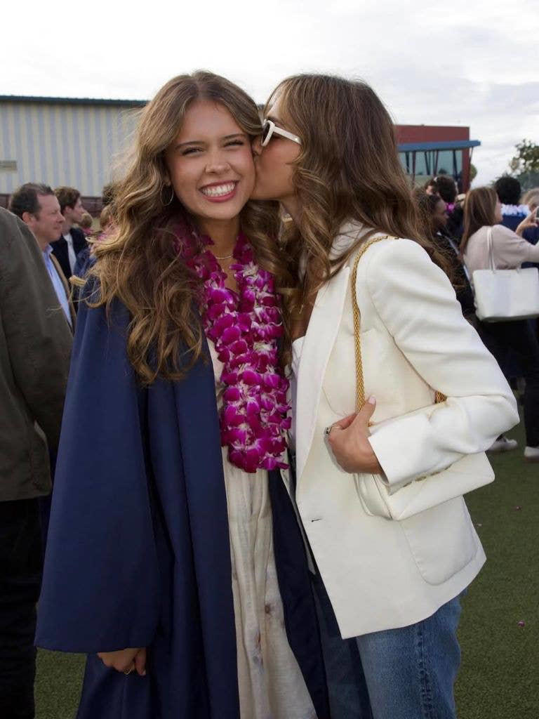 Hunterfly Jessica with Honor on her graduation day A Colorful Summer Style