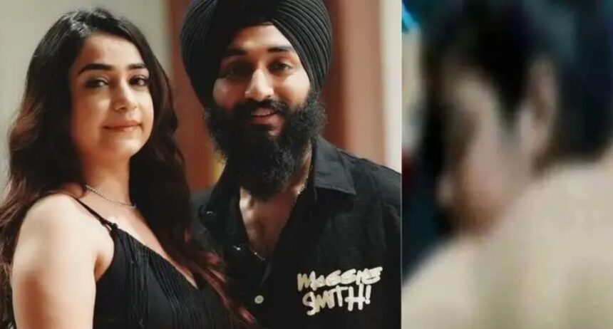Sehaj Arora and Gurpreet Kaur outside their Kulhad Pizza outlet in Jalandhar