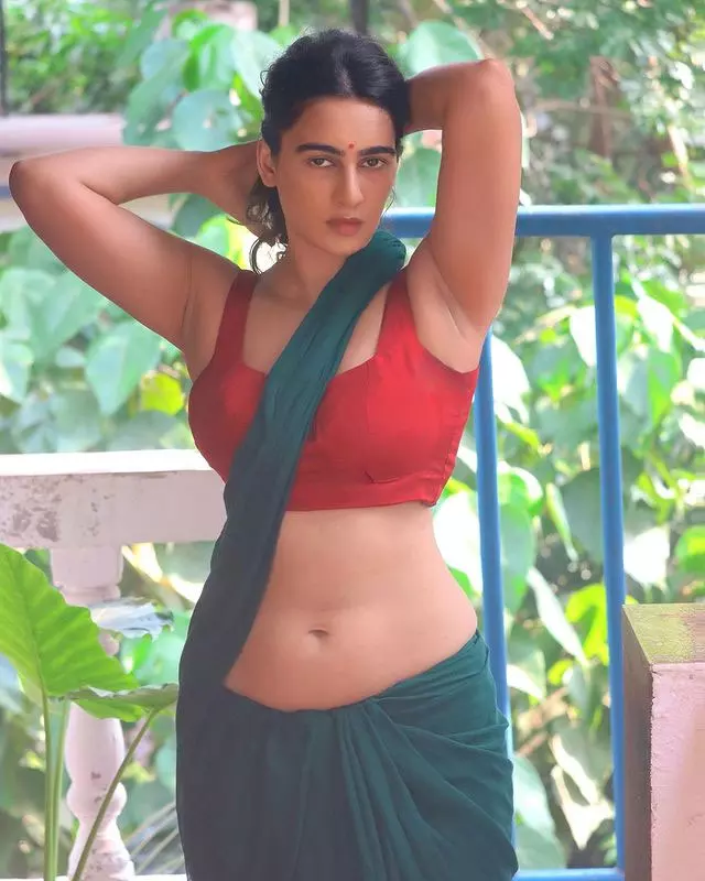 Hunterfly Megha Shukla Impresses with Her Saree Look5242424542