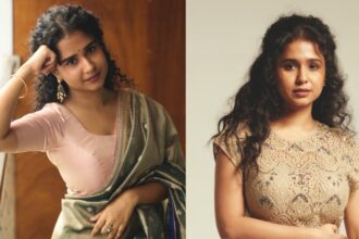 Hunterfly Prathana Nathan Prathana Nathan at a Tamil film promotional event