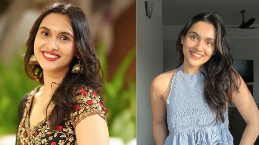 Malayalam actress Riya Jithu attending a film and television event