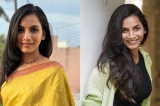 Sandhya Winfred Indian sports shooter and Aaromaley actress profile photo