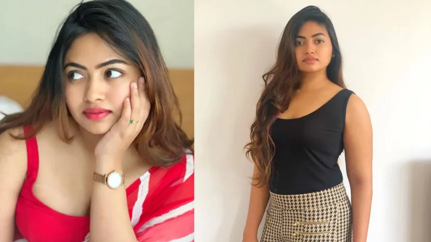 Shaalin Zoya attending a television event in Kerala