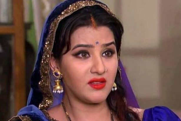 Television actress Shilpa Shinde speaking during a media interaction