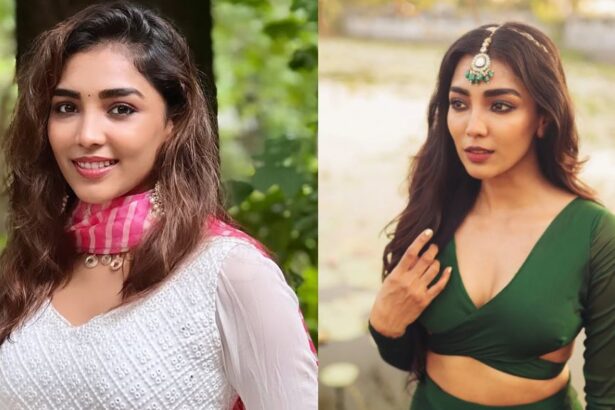 South Indian actress Sindhoori Vishwanath during a public appearance