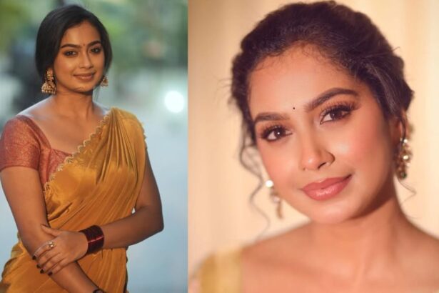 South Indian actress Swathi Konde during a promotional event for television and film projects