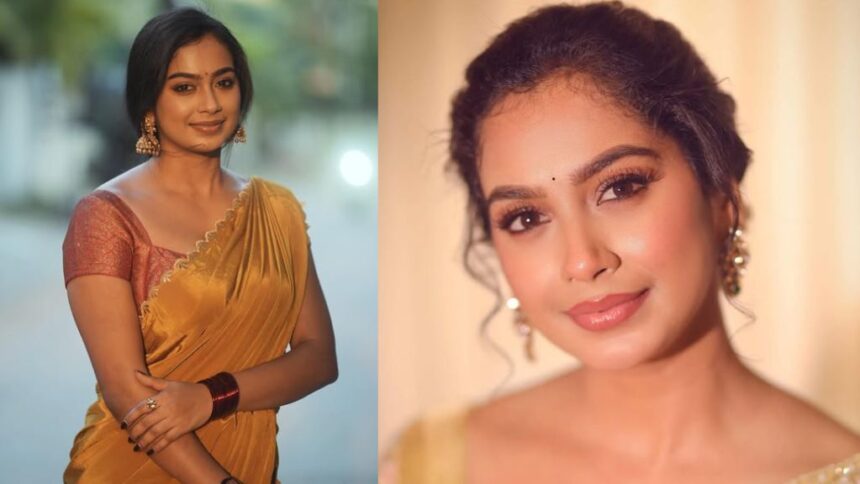 South Indian actress Swathi Konde during a promotional event for television and film projects