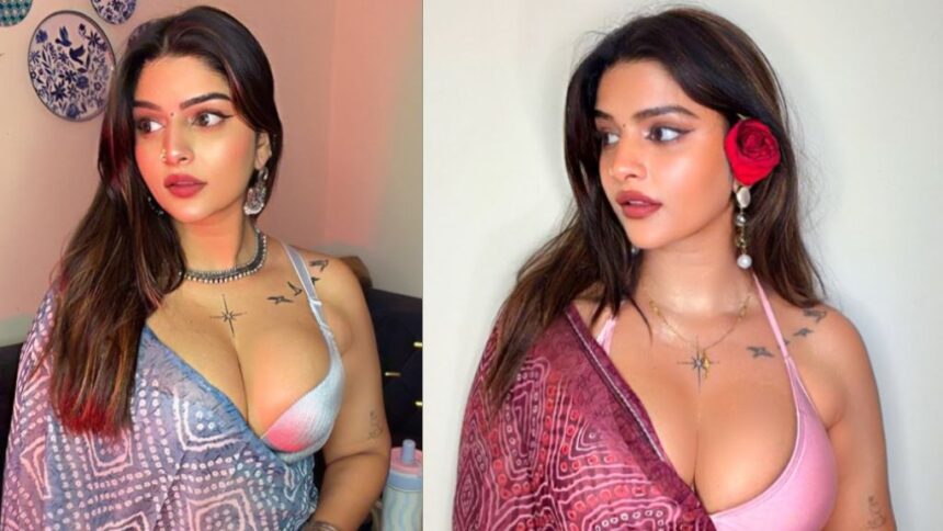 Vinni Chitara during a professional photoshoot for a Rajasthani music project